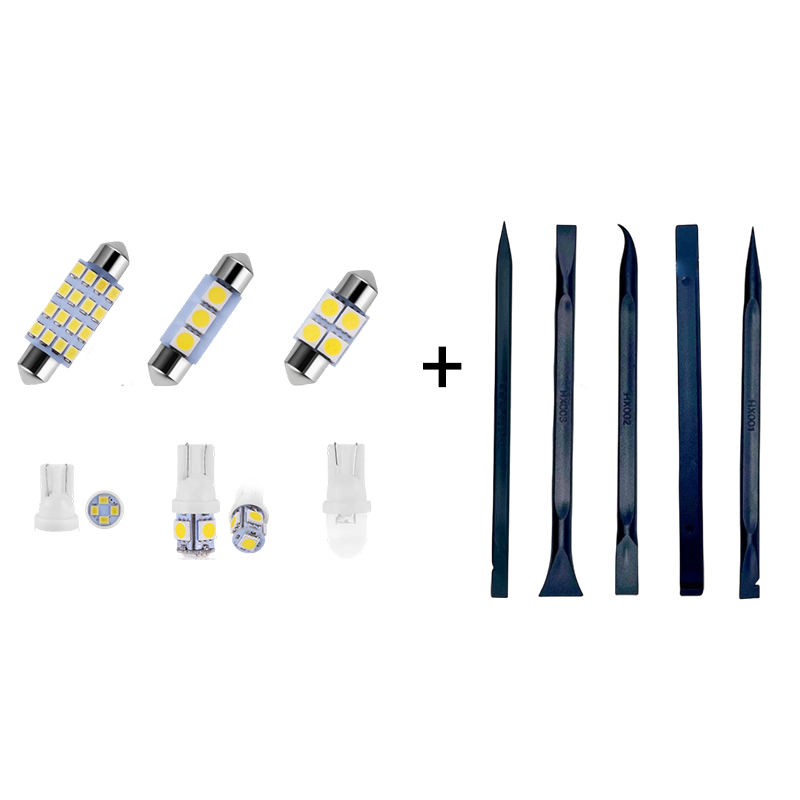 šš”42-piece super bright LED car interior lighting set - plug & play upgrade for your car