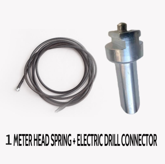 🎉 Electric Drain Cleaner Spring – Powerful Motor, Flexible Cable & Easy Storage 🛠️📦