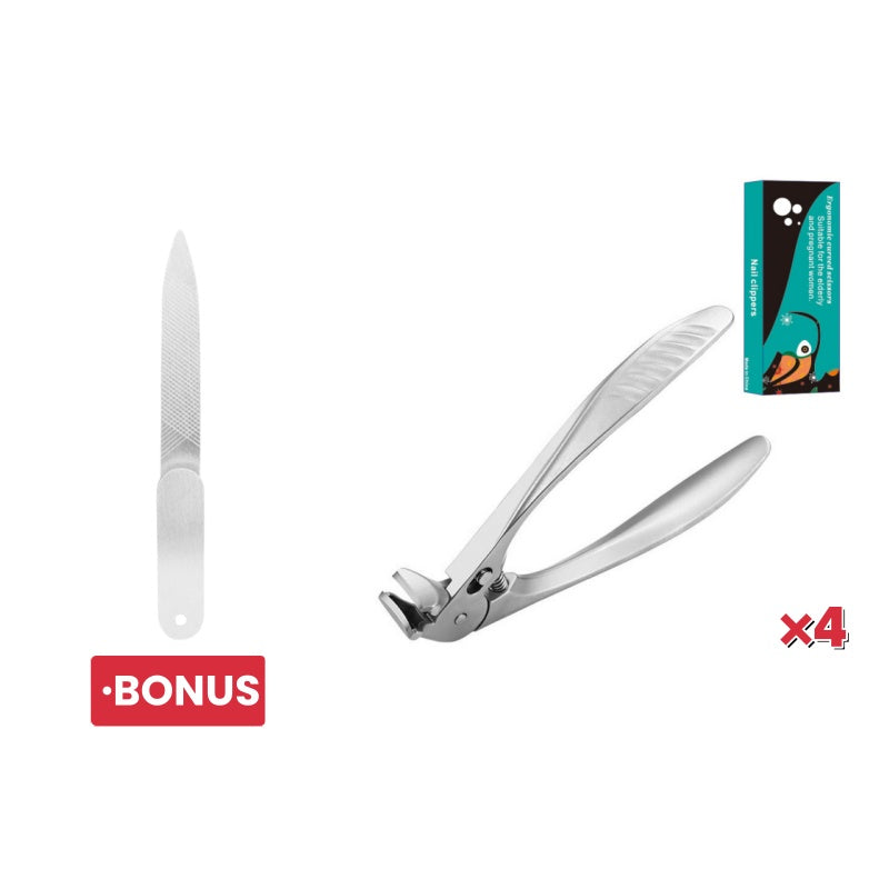 š
Stainless Steel Nail Clipper with Curved Precision Blades ā Effortless for Thick Nails & Seniors! āļøāØ