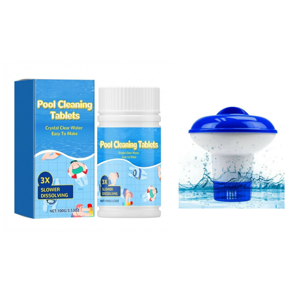 šāāļøPool Cleaning Tablets for Crystal Clear Water