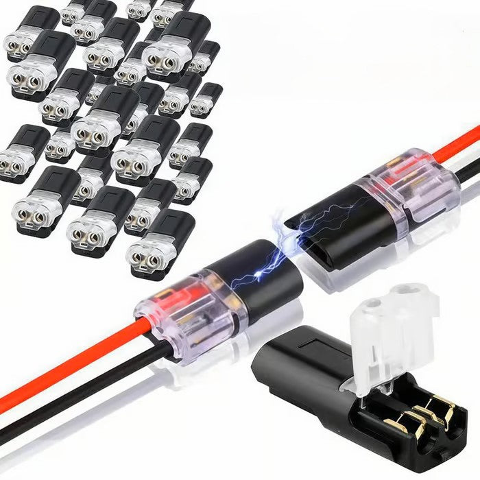 🏆Double-wire Plug-in Connector With Locking Buckle