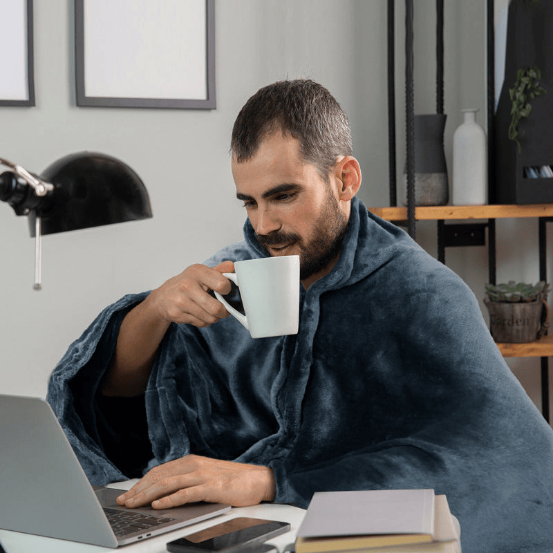 Portable Soft Zipper Electric Heated Blanket Shawl☀️Warm the entire winter