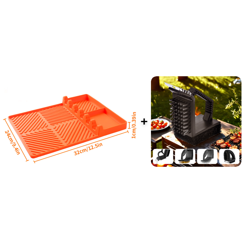 Silicone Grill Mat for Side Shelf