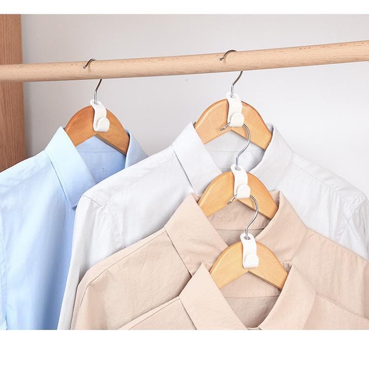 👔 🏠 Space-Saving Hanger Connector Hooks – Doubles Closet Space, Sturdy & Easy to Use 🧥