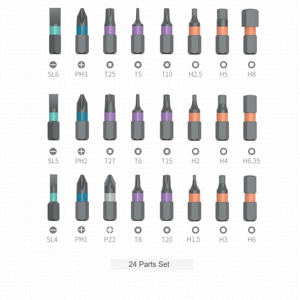 💥🔩 One Kit, Every Fix! Magnetic 24-in-1 Screwdriver Set – 50% OFF! 📦 💡