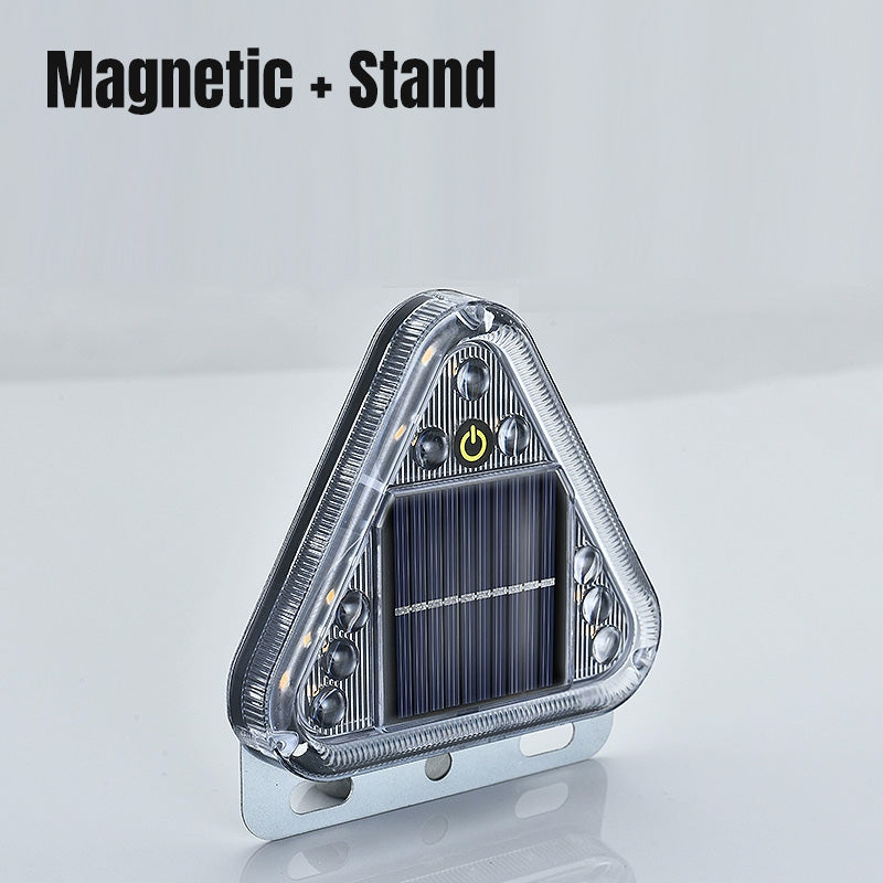 🔥 Waterproof Solar-Powered Truck Tail Warning Light