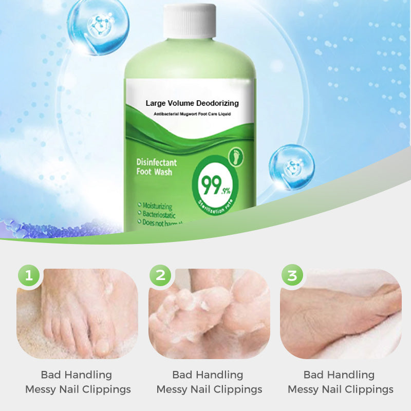 Large Volume Deodorizing & Antibacterial Mugwort Foot Care Liquid