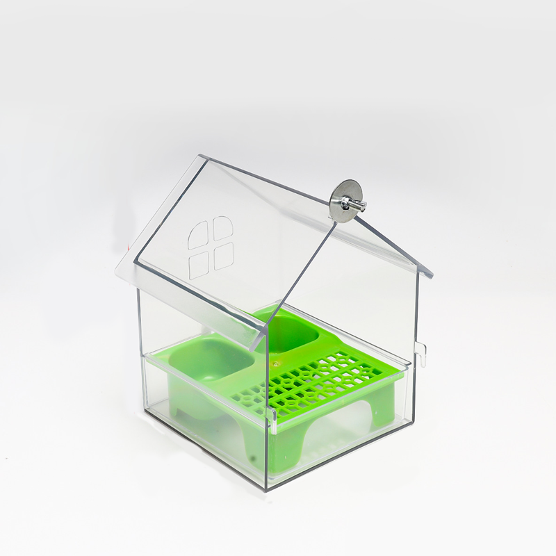 Pull-Out External Parrot Feeder