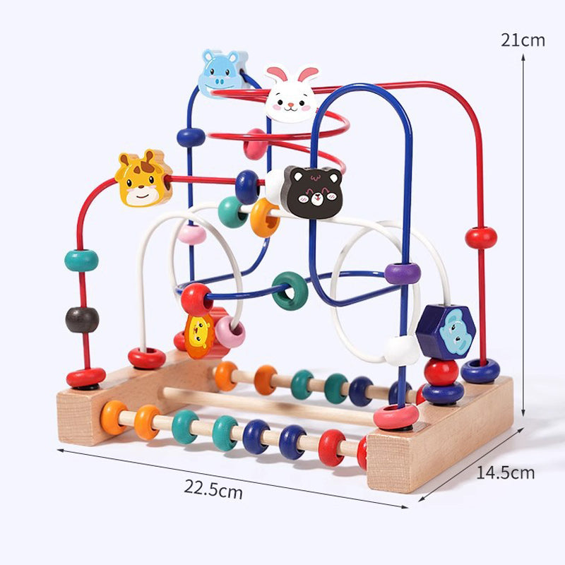 Educational Wooden Bead Maze Toy