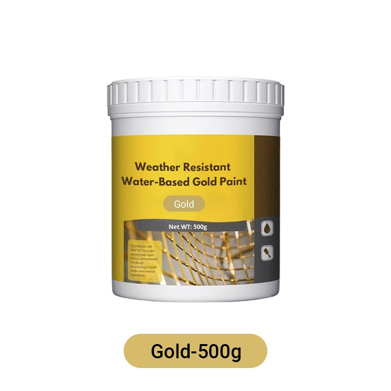 🎊Weather resistant water-based gold paint🎊