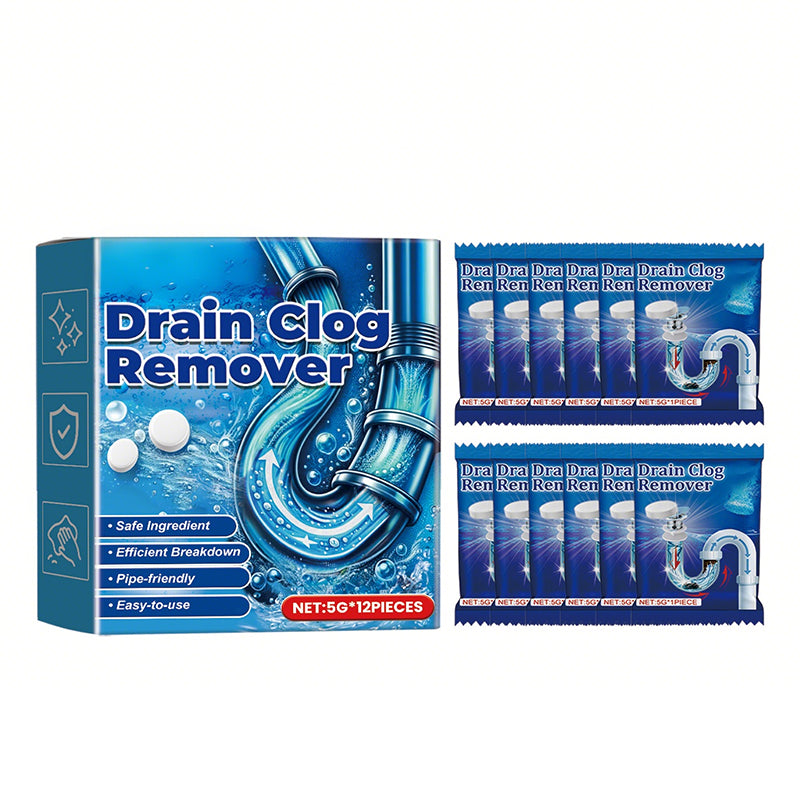š«§š§¼Effervescent Drain Clog Remover Tablets