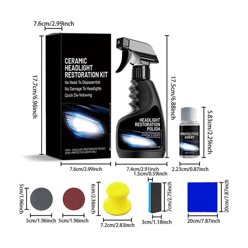 Heavy-Duty Headlight Restoration Kit