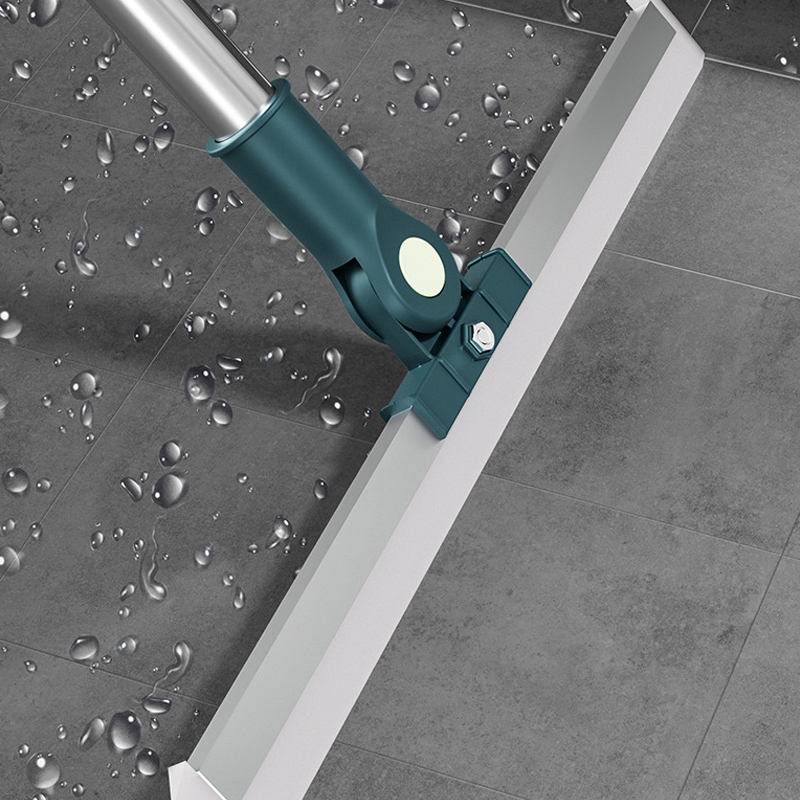🥳Floor Sweeper Multi-surface Extendable Squeegee Reusable Tapered Edge for Precise Cleaning - Captures Dust, Dirt & Pet Hair Ideal for Smooth Floors, Carpets, Windows & Showers