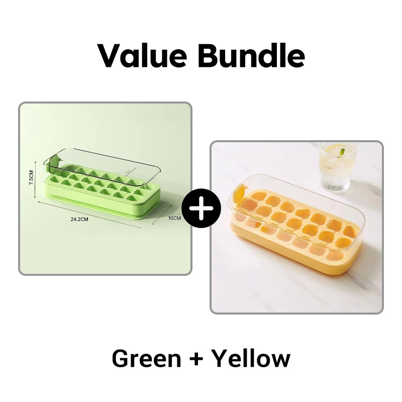 🧊Food-Grade Press-Type Ice Cube Tray
