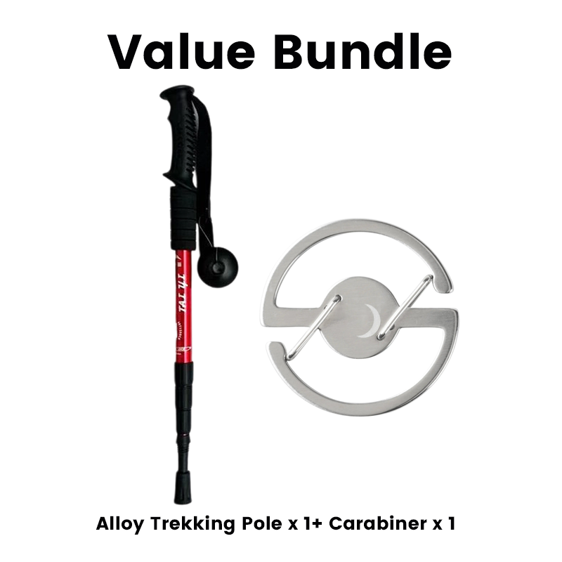 ⛰️✨ Adjustable Aluminum Alloy Trekking Pole – Durable, Shock-Absorbing, Lightweight