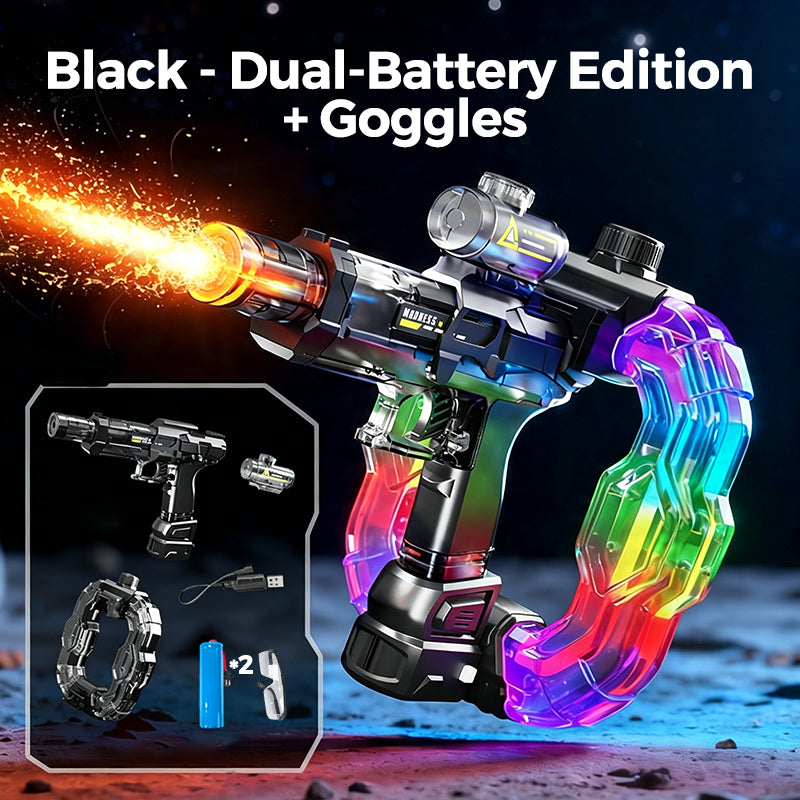 🌈🔫Rainbow Light-Up Electric Water Blaster
