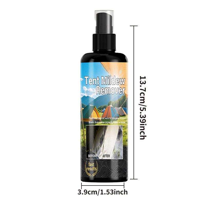 🧴Outdoor Mildew Stain Cleaner – Spray on, wipes off mold instantly. Eco‑friendly, won‘t ruin waterproofing. Tent, awning, shower curtain – all like new! 🏕️💪