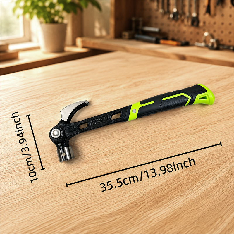 🔨🏗️ Heavy-Duty Multi-Purpose Claw Hammer – Trade-grade & heat-treated – Anti-slip grip, perfect for framing, demolition or DIY – durable and balanced 🛠️