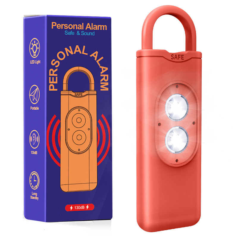 High Decibel Anti-Wolf Flashing Light Alarm Keychain