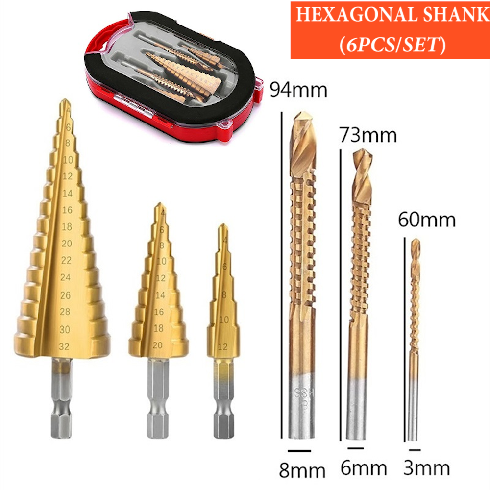 Titanium Plating Drill Bit Set