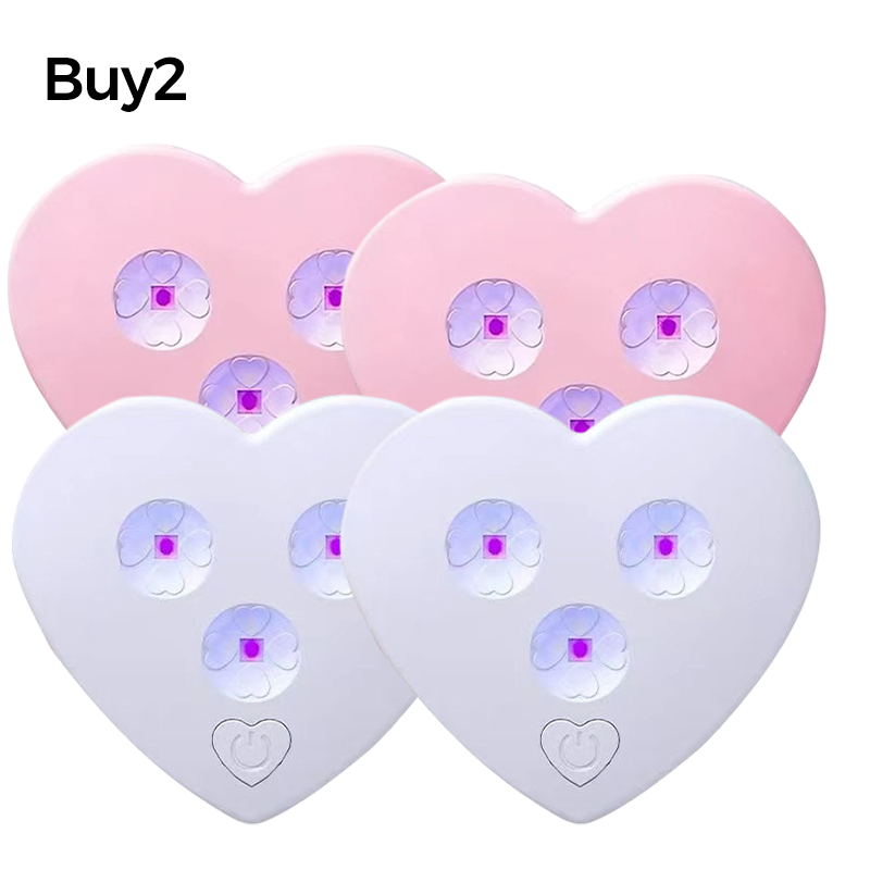 🚽✨UVC toilet sterilizer – smart sensor, heart-shaped design, keeps toilet fresher with UV light!