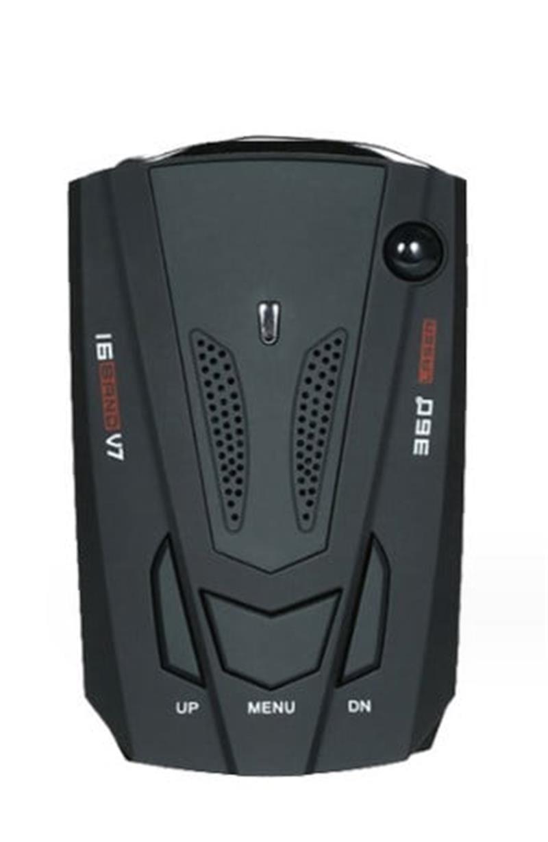 Vehicle Radar Signal Alert Device – visual & voice alerts, dashboard mount, 3 colours. Stay aware of compatible signals while driving