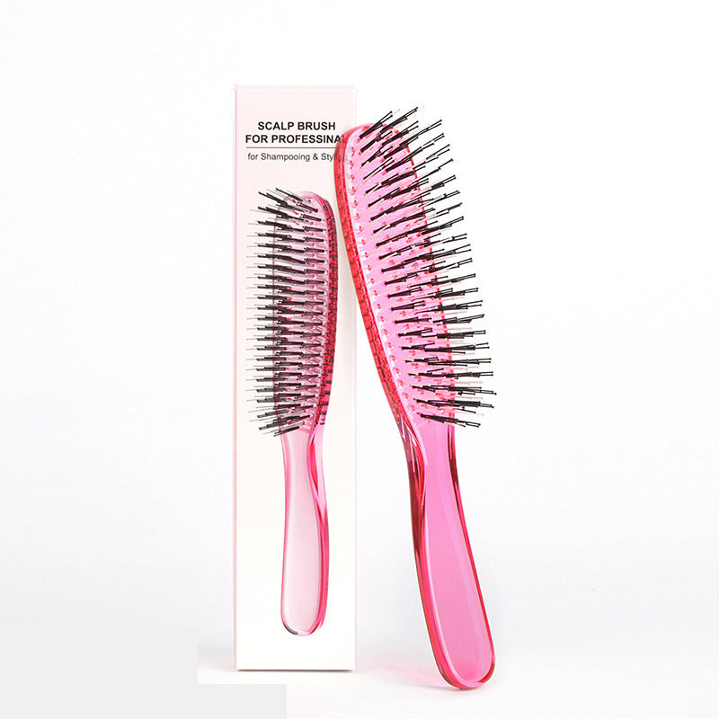 Detangle Knots Instantly! Gentle Portable Scalp Massage Hairbrush