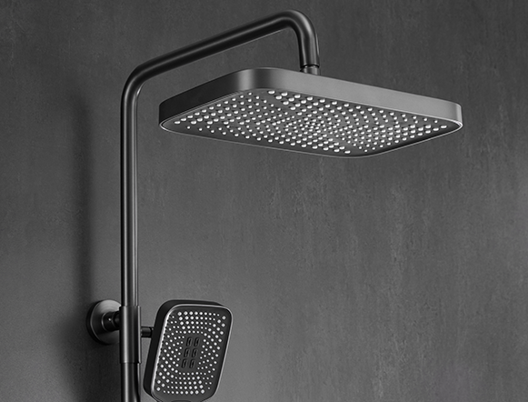 Chrome shower surface