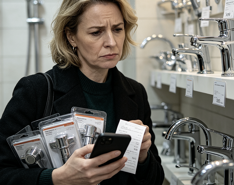 Shopping for replacement bathroom fixtures