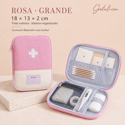 🔥 Pocket-sized travel first-aid kit – A portable first-aid kit for all your adventures 🩺