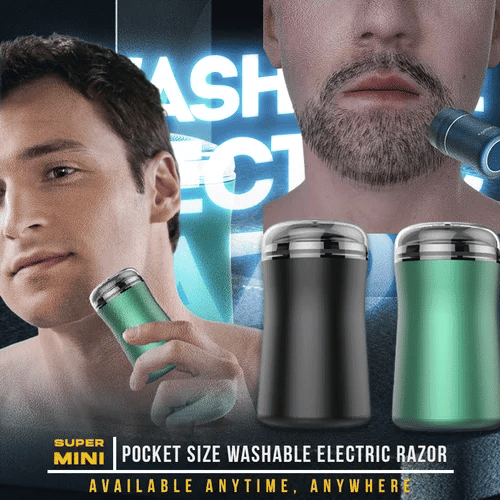 🎁Hot Sale 50% OFF⏳Pocket Size Washable Electric Razor
