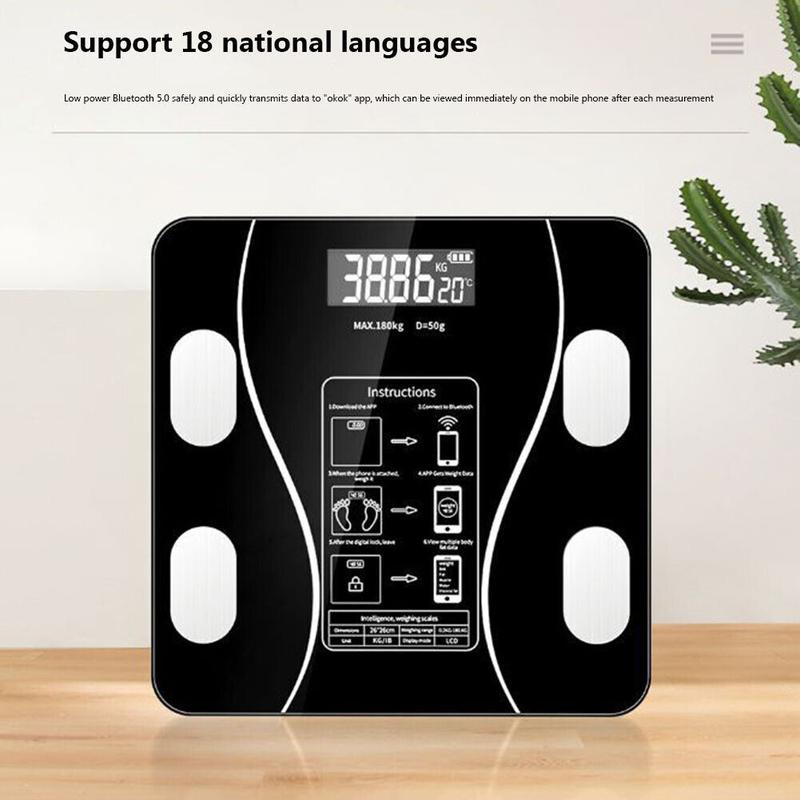 ❤️Smart Body Fat Scale – Know your numbers, track your health! Measures weight & body fat easily. Large display, auto-on. Your wellness companion.