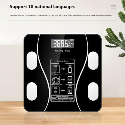 ❤️Smart Body Fat Scale – Know your numbers, track your health! Measures weight & body fat easily. Large display, auto-on. Your wellness companion.