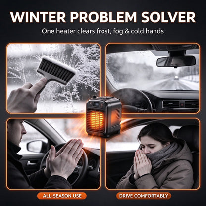 2-in-1 Portable Car Heater and Windshield Defroster