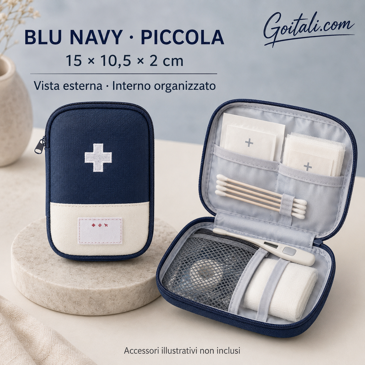 🔥 Pocket-sized travel first-aid kit – A portable first-aid kit for all your adventures 🩺