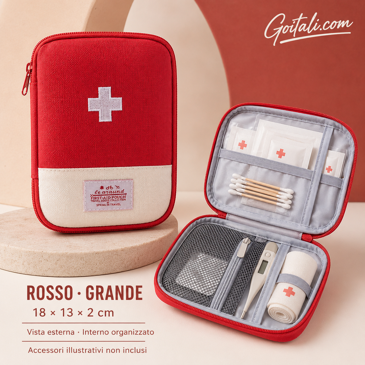 🔥 Pocket-sized travel first-aid kit – A portable first-aid kit for all your adventures 🩺