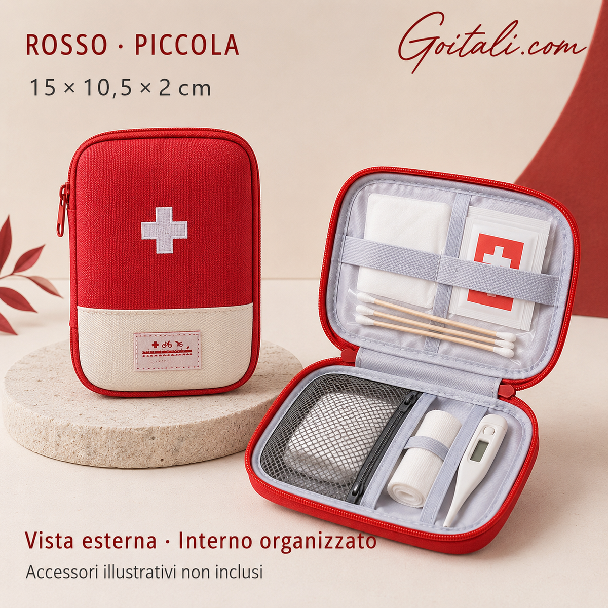🔥 Pocket-sized travel first-aid kit – A portable first-aid kit for all your adventures 🩺