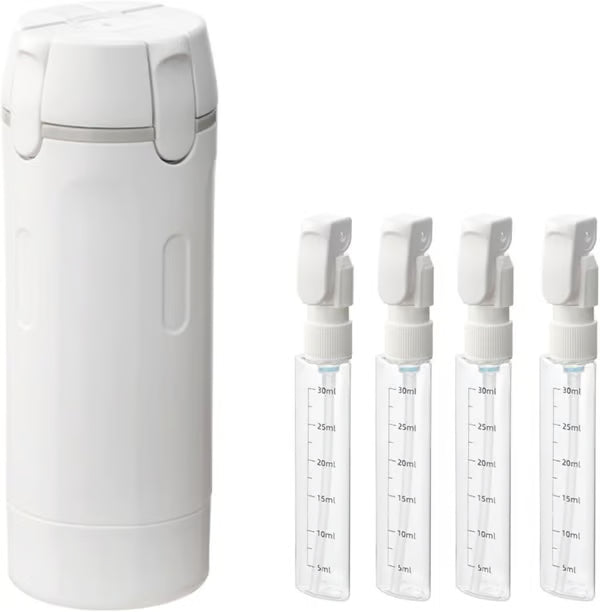 🧴4-in-1 Travel Dispenser Bottles – Leak-Proof, Refillable