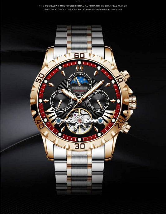 ⌚🔥Swiss Brand New Waterproof Automatic Mechanical Watches