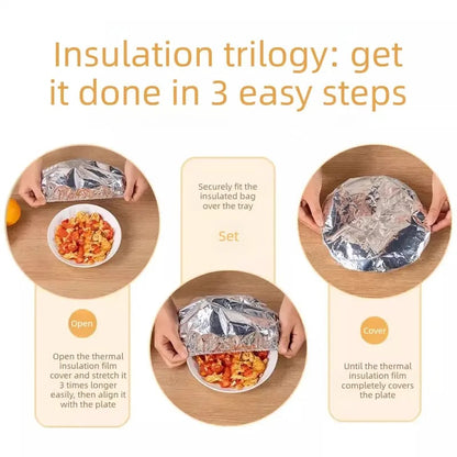 Universal Disposable Thermal Cover for Food