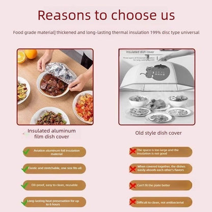 Universal Disposable Thermal Cover for Food