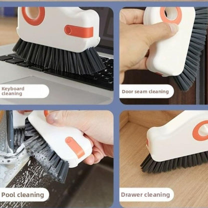 🔥Window Track Cleaning Brush Detachable Door & Window Sill Scrubber, Glass Corner Cleaner, Durable Plastic Ledge Gap Cleaner for Living Room, Bedroom, Kitchen