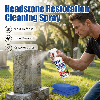🔥 Headstone Restoration &Cleaning Spray