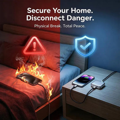 🛡️🔋 Protect Your Battery While You Sleep — Smart Auto Shut-Off at 100% Charge