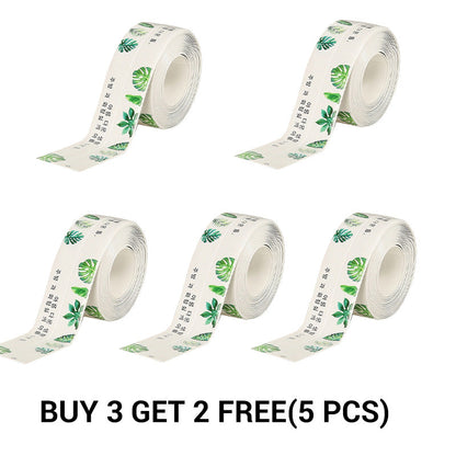 Bath Sealant Strip Self Adhesive 1/2/3 Rolls Caulk Tape White Waterproof Seal for Toilet Bathtub Shower Sink Wall Corner Kitchen with Sealing Tool 3.2m Length 38mm Width