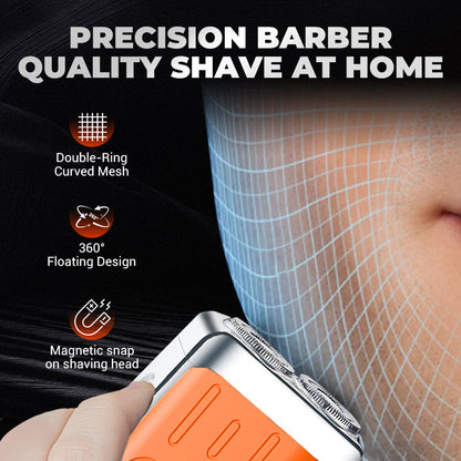 🔥3D Floating Heads & Wet/Dry Use for Smooth Shaving Anywhere
