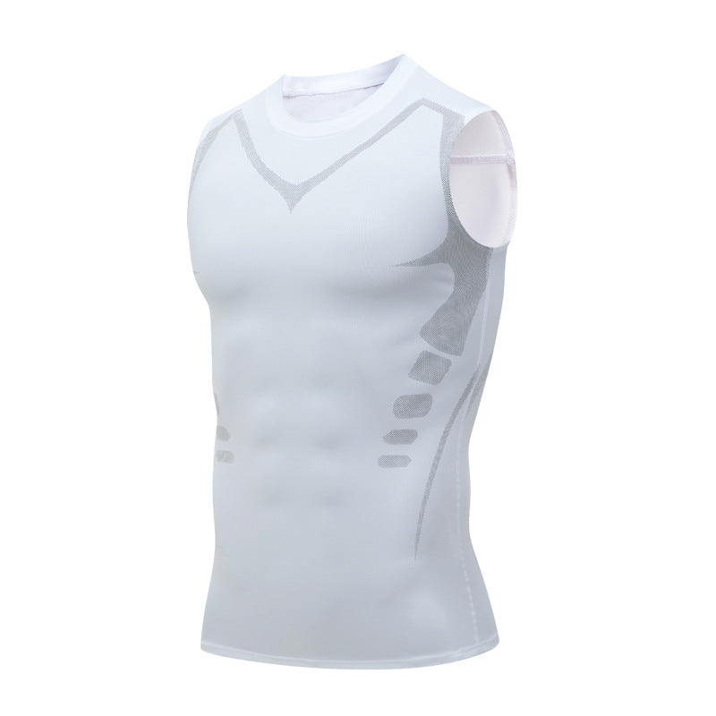 💎 50% OFF! Ionic Shaping Vest – Cooling compression, smooths belly & love handles. Invisible under shirts. Feel confident again! 💪✨