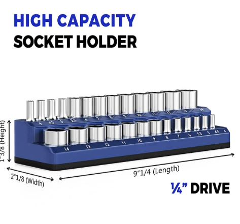 Precision magnetic socket holder set