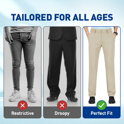 Breathable and comfortable men's stretch casual trousers