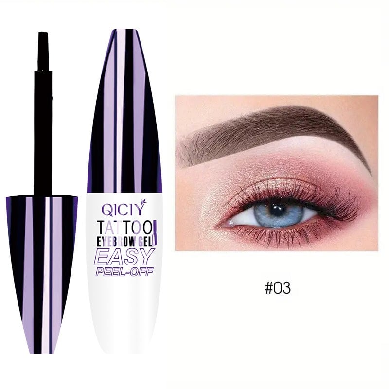 ✨Easy-to-peel eyebrow gel – waterproof and sweatproof, suitable for all skin types
